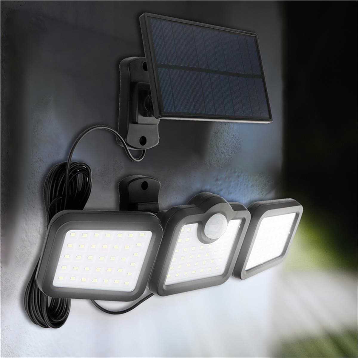 Proiettore Solare Orientabile 108 LED 10 Watt 600 Lumen Luce Calda Suprema - 2