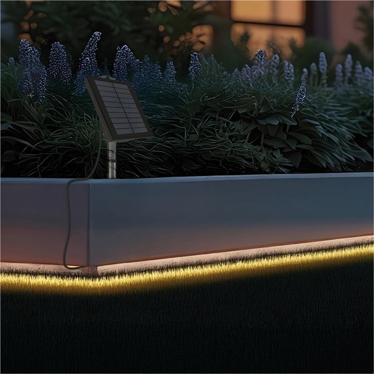 Striscia LED Solare 2 5 Watt 60 LED per M M 5 Luce Calda Suprema - 2