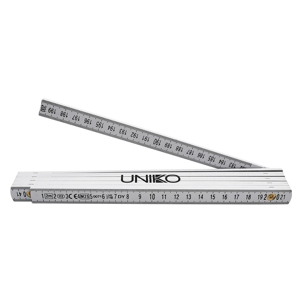 DOPPIO METRO 'UNIKO' mt.2 - pieghevole in plastica- 10 pezzi  - UNIKO