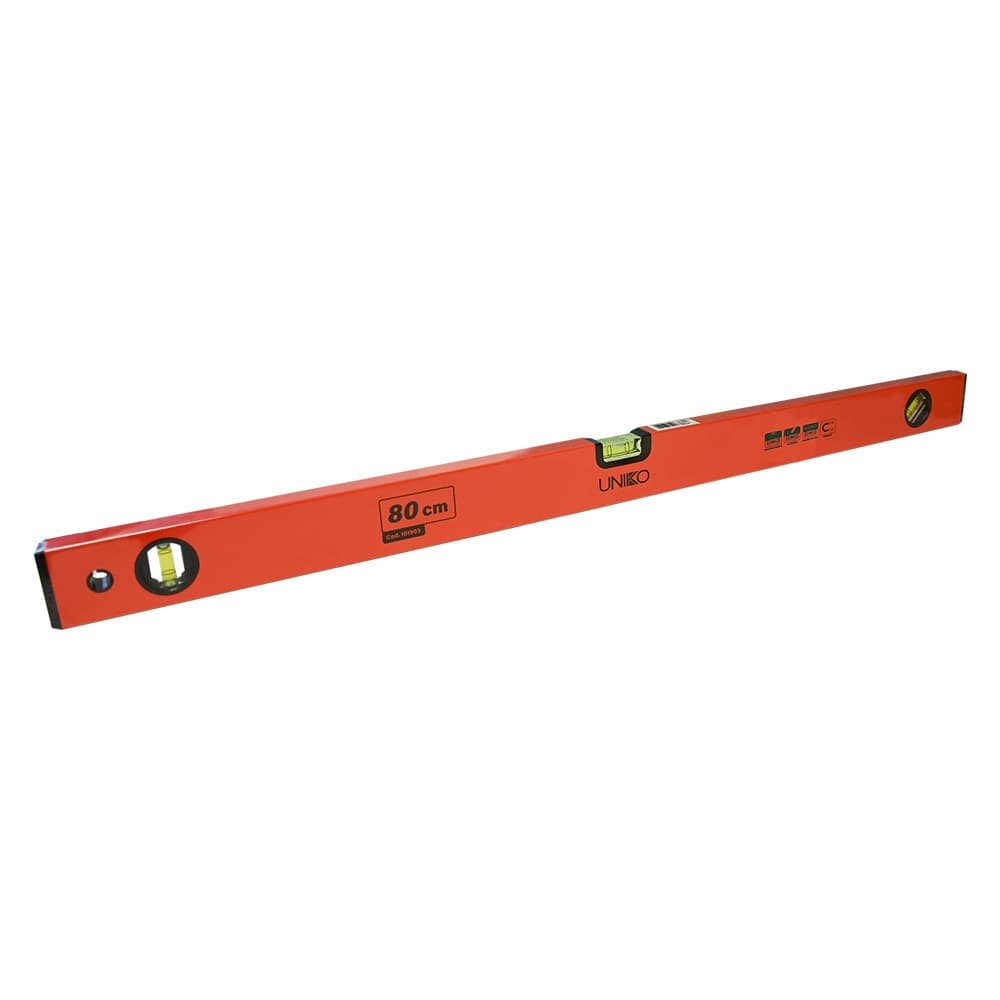LIVELLA A TRE BOLLE MAGNETICA cm 80  - UNIKO - 2