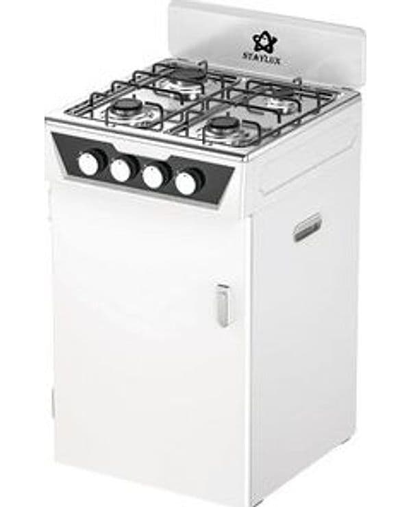 Cucina 4 Fuochi con Portabombola Bianca