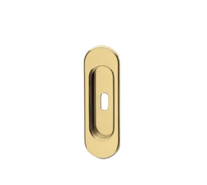 Maniglia per Porte Scorrevoli con Foro Chiave Oro Lucido - 2