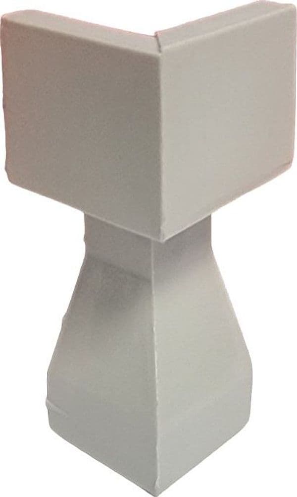 Angolo Esterno per Gocciolatoio Lineare 7 Grigio Scuro (RAL 7040) 10 Pezzi - 2