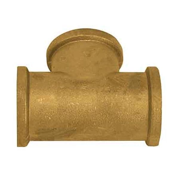 Raccordo a Tee Ottone Giallo 1 x 1 Made in Italy