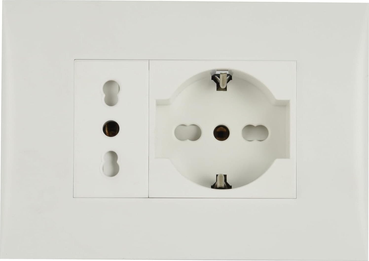 Kit Presa Bivalente Italiana Tedesca con Supporto e Placca 6787402 - 2