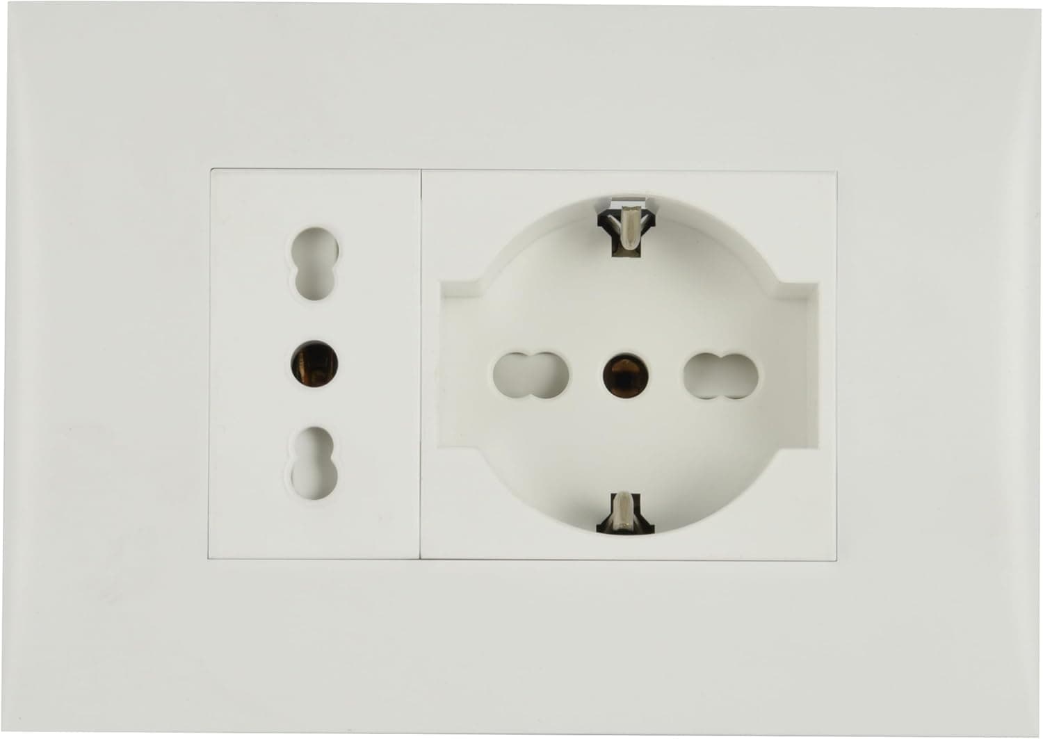 Kit Presa Bivalente Italiana Tedesca con Supporto e Placca 6787402 - 2