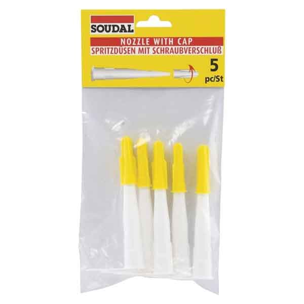 BECCUCCIO DI RICAMBIO PER CARTUCCE SILICONE Confezione 5 pezzi - SOUDAL