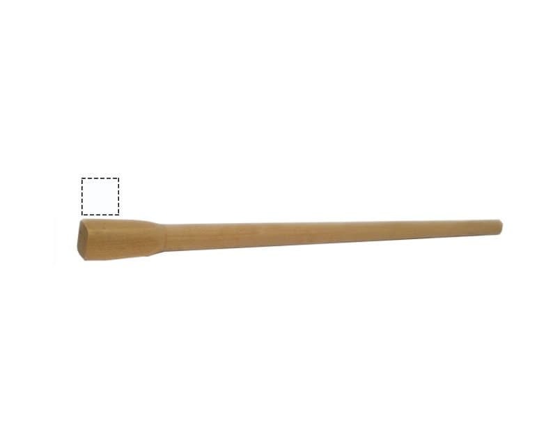 Manico Legno per Zappa Occhio Quadro 40 x 40 mm 110 cm - 2