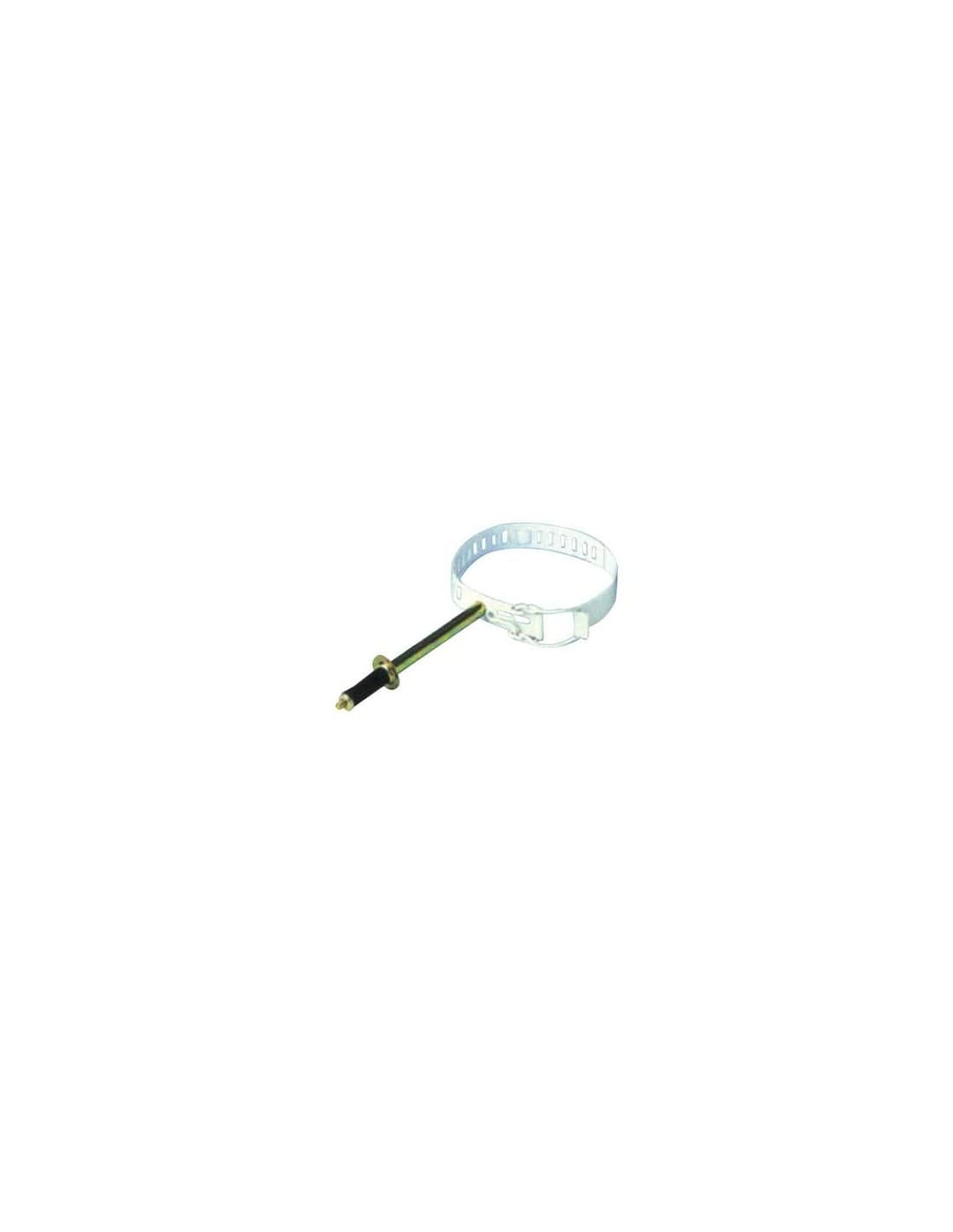 Fascetta Reggitubo per Stufa Ø 80 140 mm Colore Bianco - 3