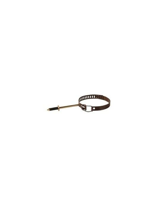 Fascetta Reggitubo per Stufa Ø 130 180 mm Colore Marrone - 3
