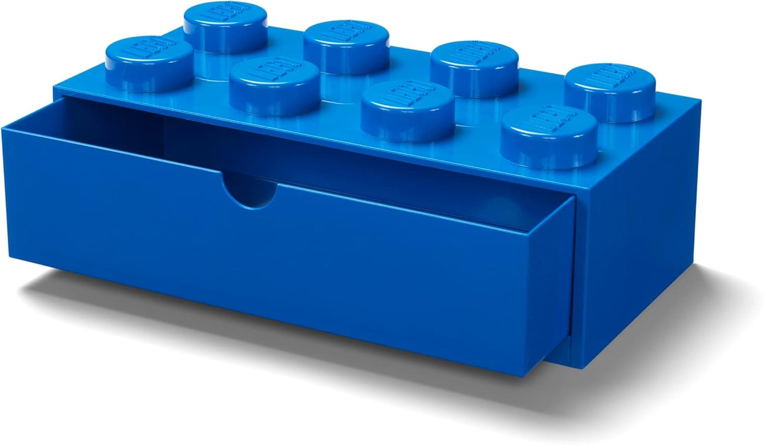 Contenitore a Cassetto Desk Drawer Lego Mod. 8 15,8 x 31,9 x 13H Colore Blu - 2