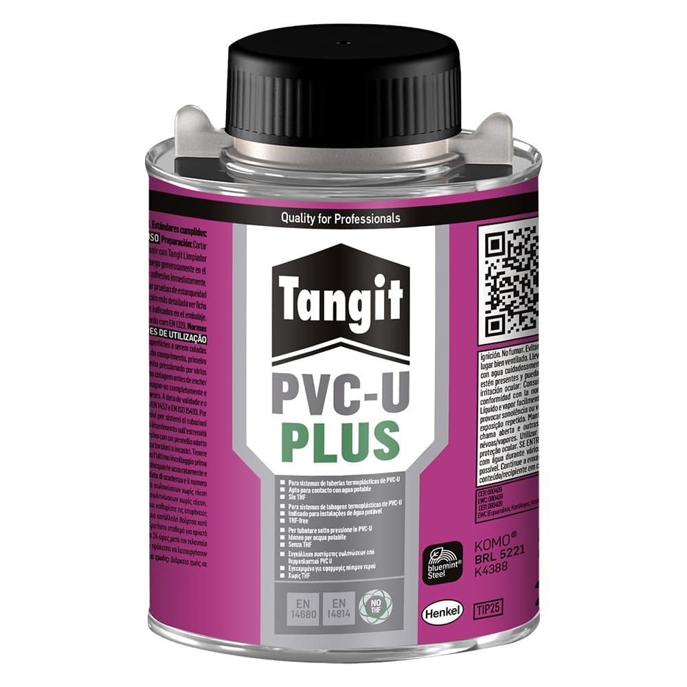 TANGIT 'PVC-U PLUS' 250 gr. - con pennello  - TANGIT