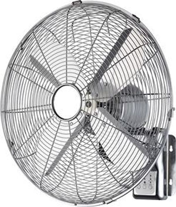 Ventilatore a Parete 60W in Acciaio 4 Pale