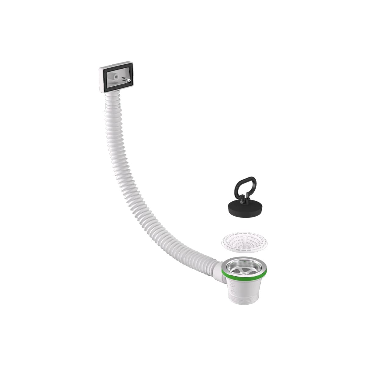 Piletta Scarico per Lavello Cucina con Troppo Pieno Bonom Ø 70 x 11 x 2 - 2
