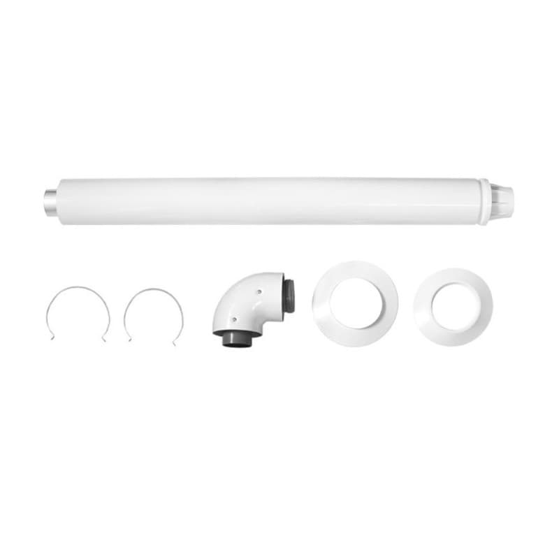 Kit Scarico Coassaile con Curva per Scaldino 60 100 Ariston 3318000 - 3