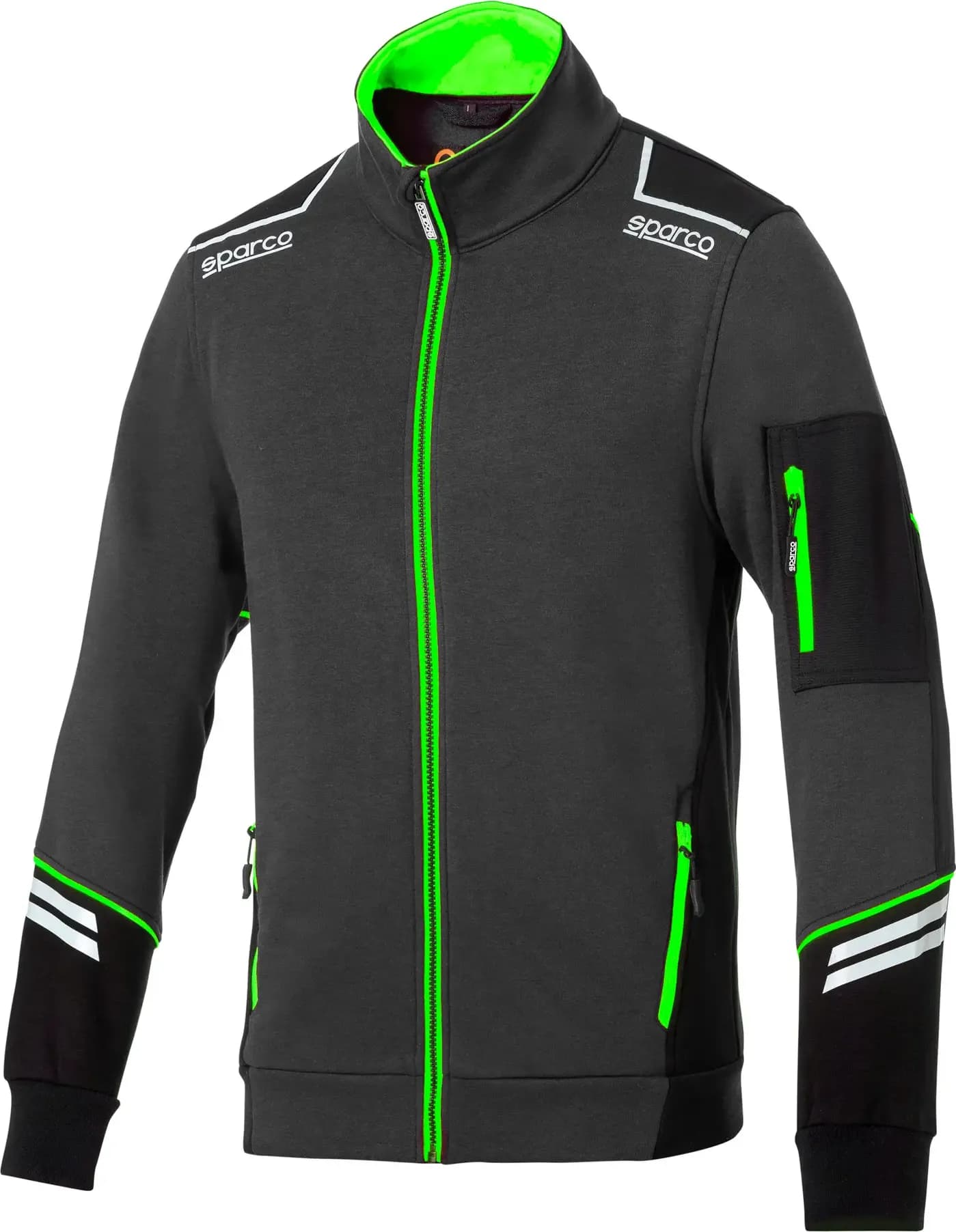 Felpa da Lavoro Alabama Tg.xxl Grigio Verde Sparco