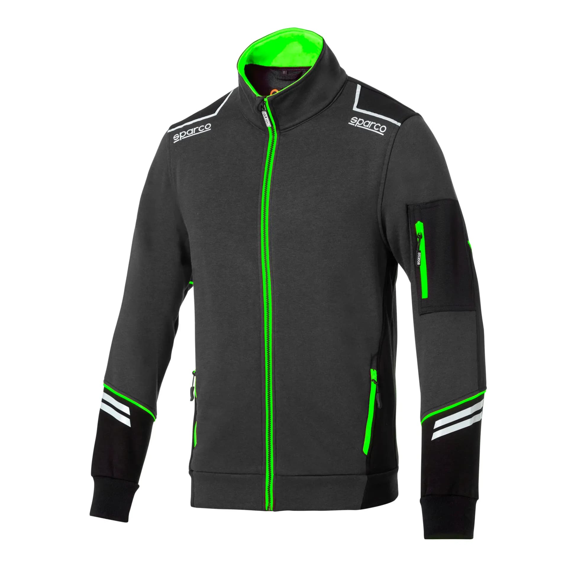 Felpa da Lavoro Alabama Tg.xxl Grigio Verde Sparco