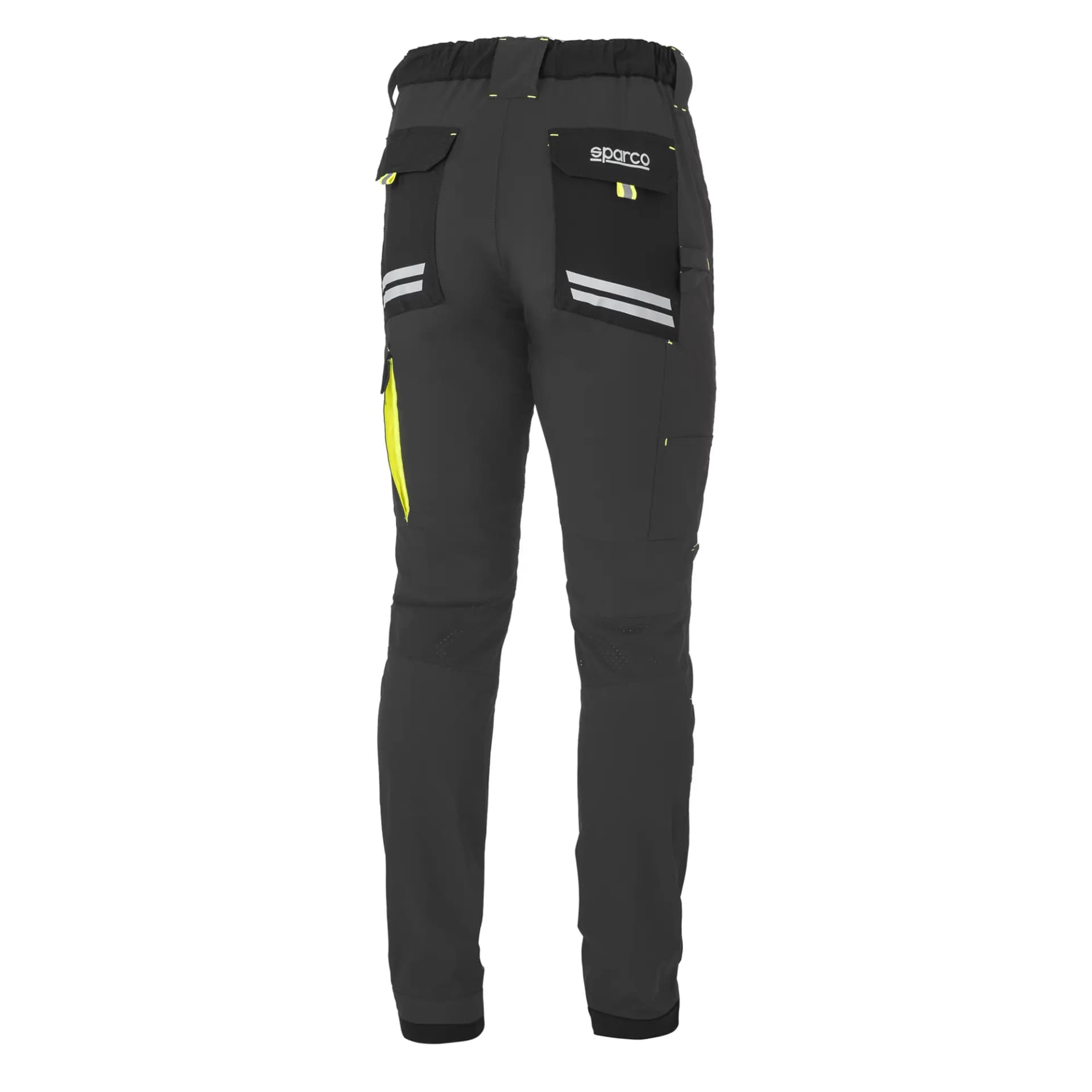 Pantalone da Lavoro Kansas Tg.l Grigio Giallo Sparco - 2