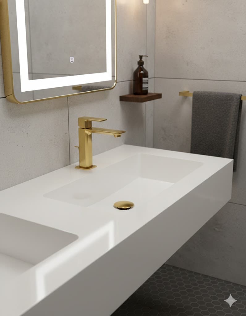 Rubinetto Miscelatore Monocomando Lavabo Icon Maria Nero Opaco - 2