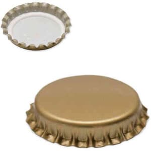 TAPPO CORONA GIGANTE D 29 MM CF 200 PZ ORO- 1,0 confezione