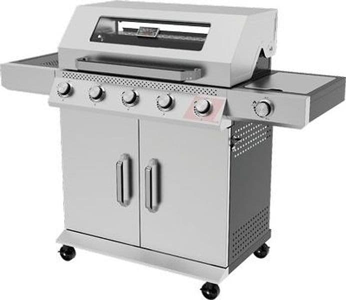 Barbecue Gas Salsa 5 con 1 Domus Fuochi 5 con 1 H 146 x 57 cm 113 cm