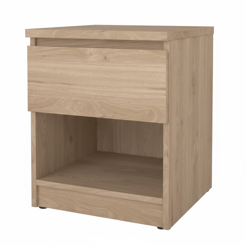 KIT COMODINO NAIA 1 CASS 40X40X49,5CM ROVERE- 1,0 pz