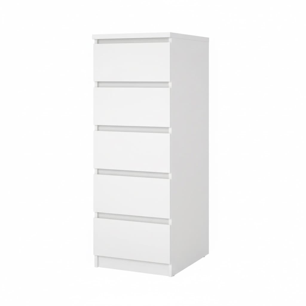 KIT CASSETTIERA NAIA 5 CASS 40X50X111CM BIANCO- 1,0 pz