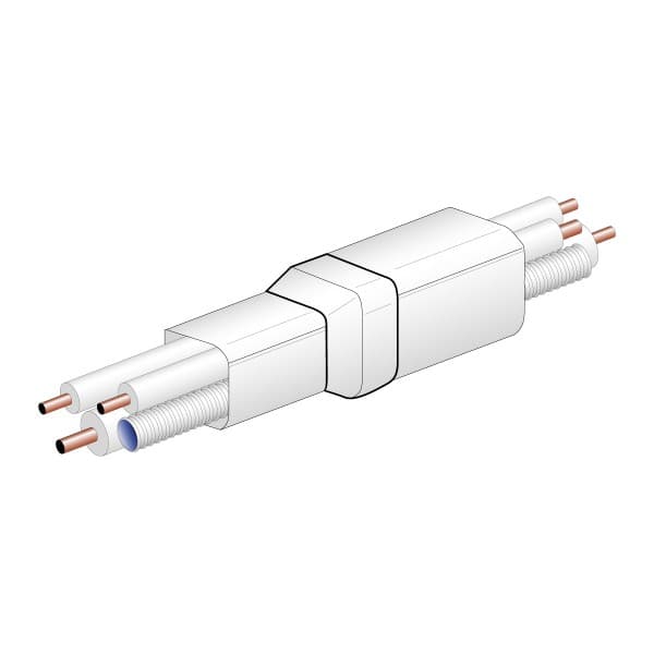 Riduzione Derivazione per Condizionamento in PVC 90XH65 Mm GIS - 2