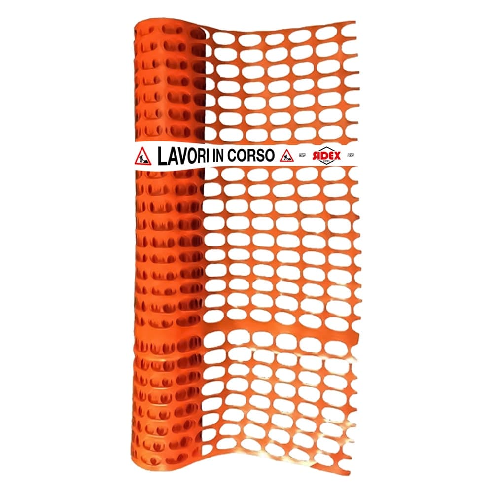 RETE PER DELIMITAZIONE CANTIERE mt 1 x 50  - SIDEX