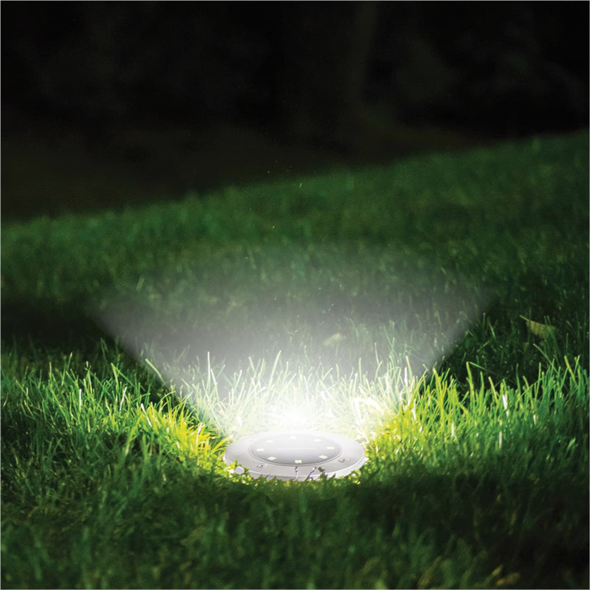 Luce Solare Segnapasso con Sensore Crepuscolare 8 LED x 0 2 Watt 10 Lumen - 2