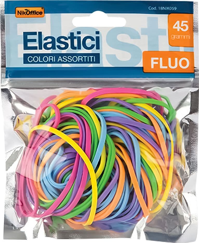 ELASTICI IN GOMMA busta 45 gr.- 12 confezione  - BricoGo