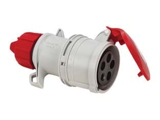 Presa Industriale Volante Argo Rossa 3P+N+T 16A IP54 Cablaggio a Vite 71105