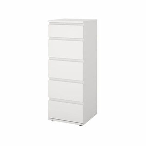 Kit Cassettiera Nova 5 Cass 40,2 x 40 x 106,6 cm Bianco Tvilum