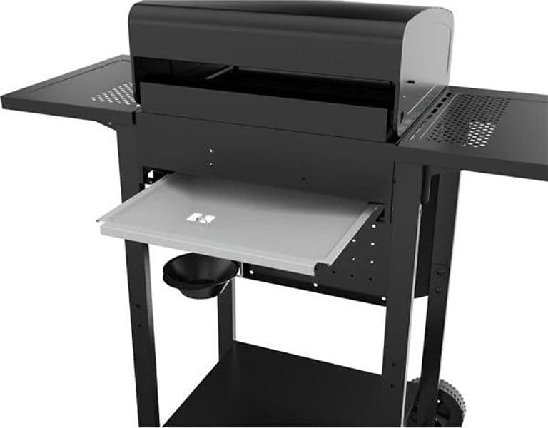 BARBECUE A GAS CARRELLATO 'KASAGRILL' mod. 2 fuochi - kW 2.5 x 2 - cm 102,2 x 102 x 55  - KASART - 2