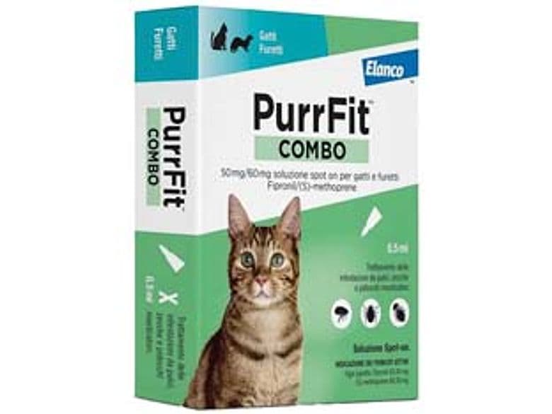 Purrfit Combo per Gatti e Furetti Confezione da 6 Pipette 10 Pezzi