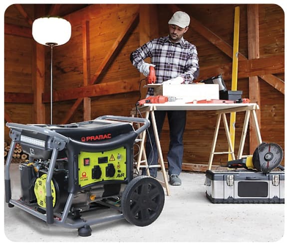 Generatore di Corrente ''Wx 3200 Es'' 2450 W con Avviamento Elettrico - 2