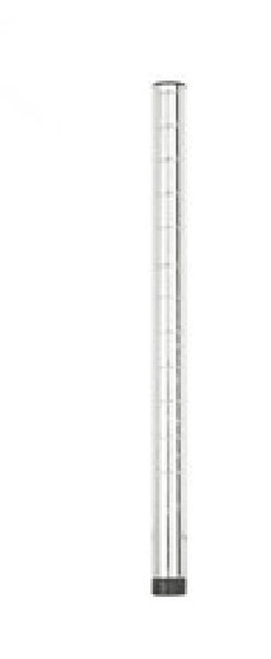 Montante Serie America in Acciaio D 25 mm x 190 cm C Line Design 4 Pezzi