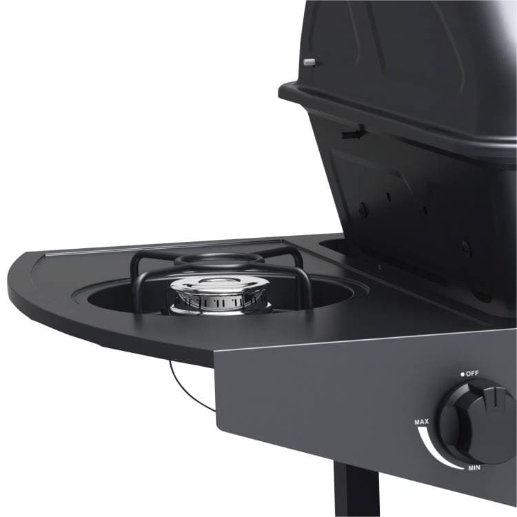 Barbecue Gas 2 Fuochi con Fornello e Termostato Cm 97 x 55X100 H - 2