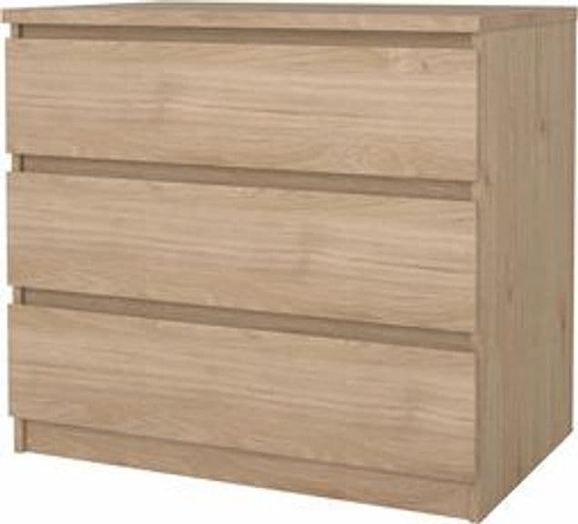 Kit Cassettiera Naia 3 Cass 77 x 50 x 70CM Rovere Tvilum