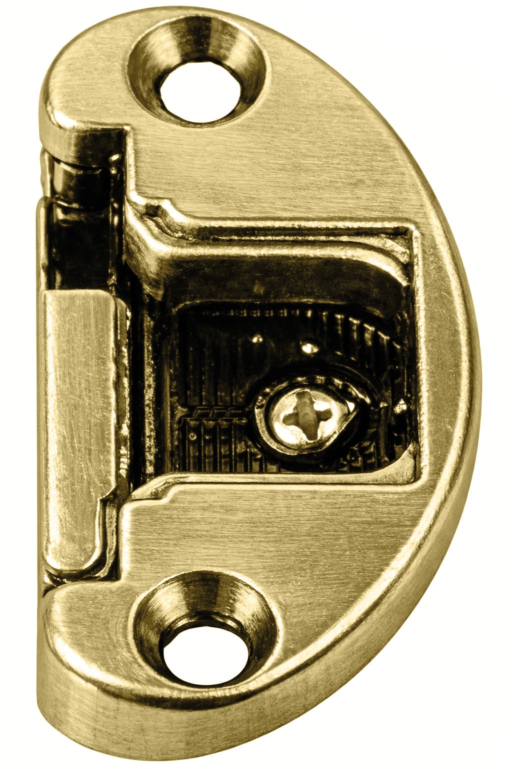 BASETTA PER CERNIERE PER MOBILI mm. 51,65x22,6 Col. Ottone 10.00 pz
