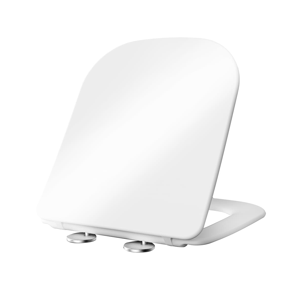 Sedile WC Primula Slim con Soft Closing Linph Bianco Opaco - 2
