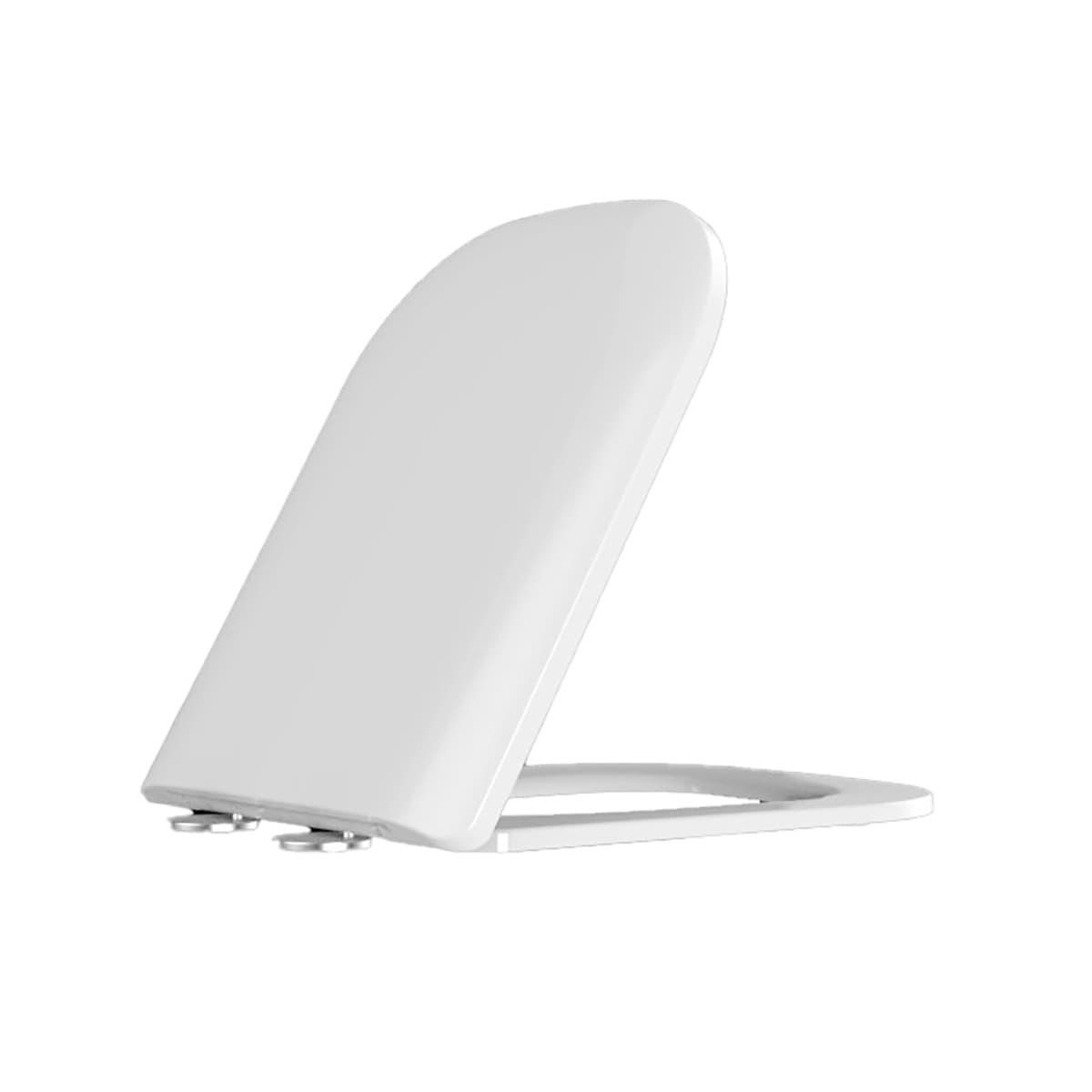 Sedile WC Primula con Soft Closing Linph Bianco Lucido - 2