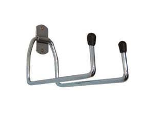 Gancio Parete Porta Attrezzi Doppio ART.305 8 CMX6X5H. Ø 8 mm 8 Pezzi