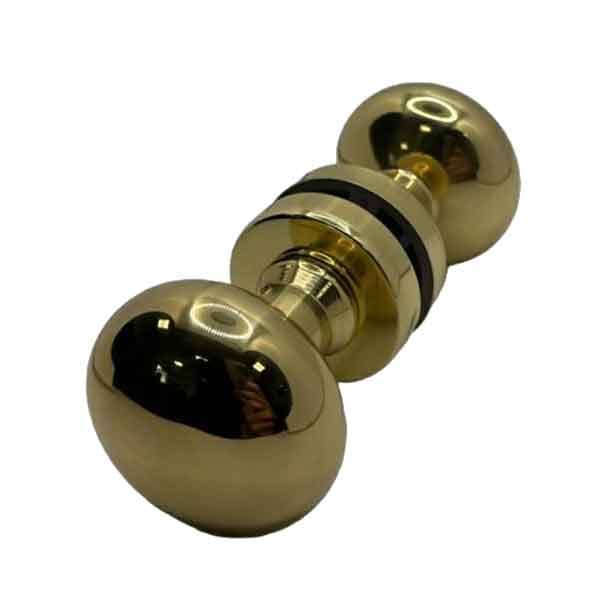 POMOLO ACCOPPIATO 'MINORI' PER PORTONI Cromo lucido