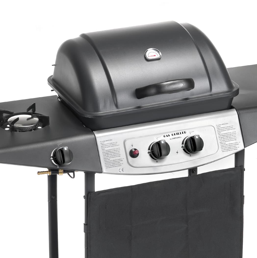 Barbecue a Gas ''4936 Double'' 2 Fuochi Cm 98 x 43X100 H Ompagrill - 2