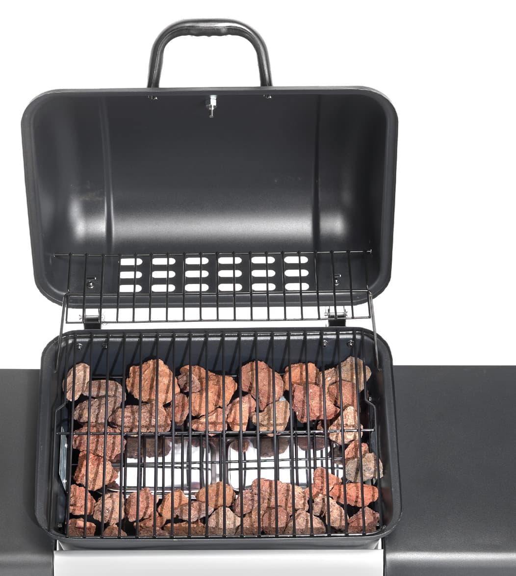 Barbecue a Gas ''4936 Double'' 2 Fuochi Cm 98 x 43X100 H Ompagrill - 3
