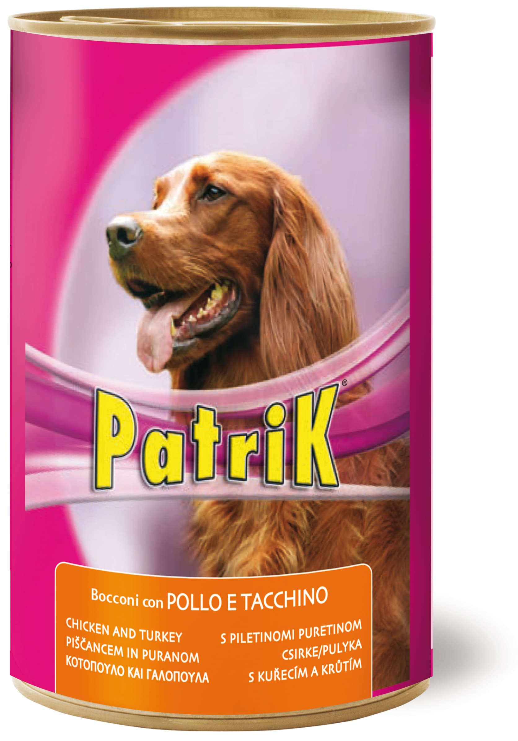 Bocconi per Cani ''Patrik'' Gusto Pollo e Tacchino Gr. 1250 12 Pezzi