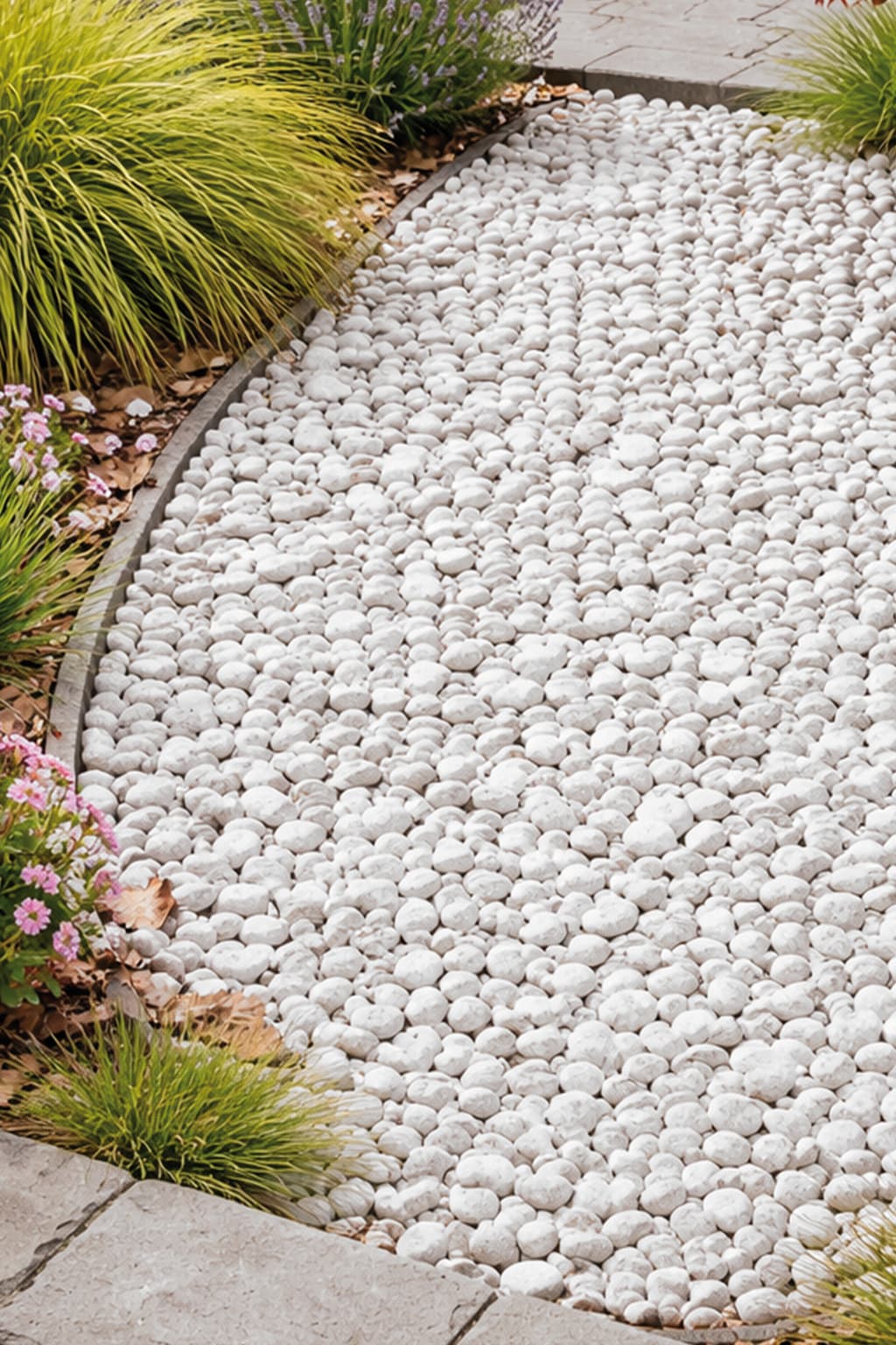 Ciottoli Bianchi di Marmo ''Bianco Carrara'' Mm 25 40 kg 20 - 2