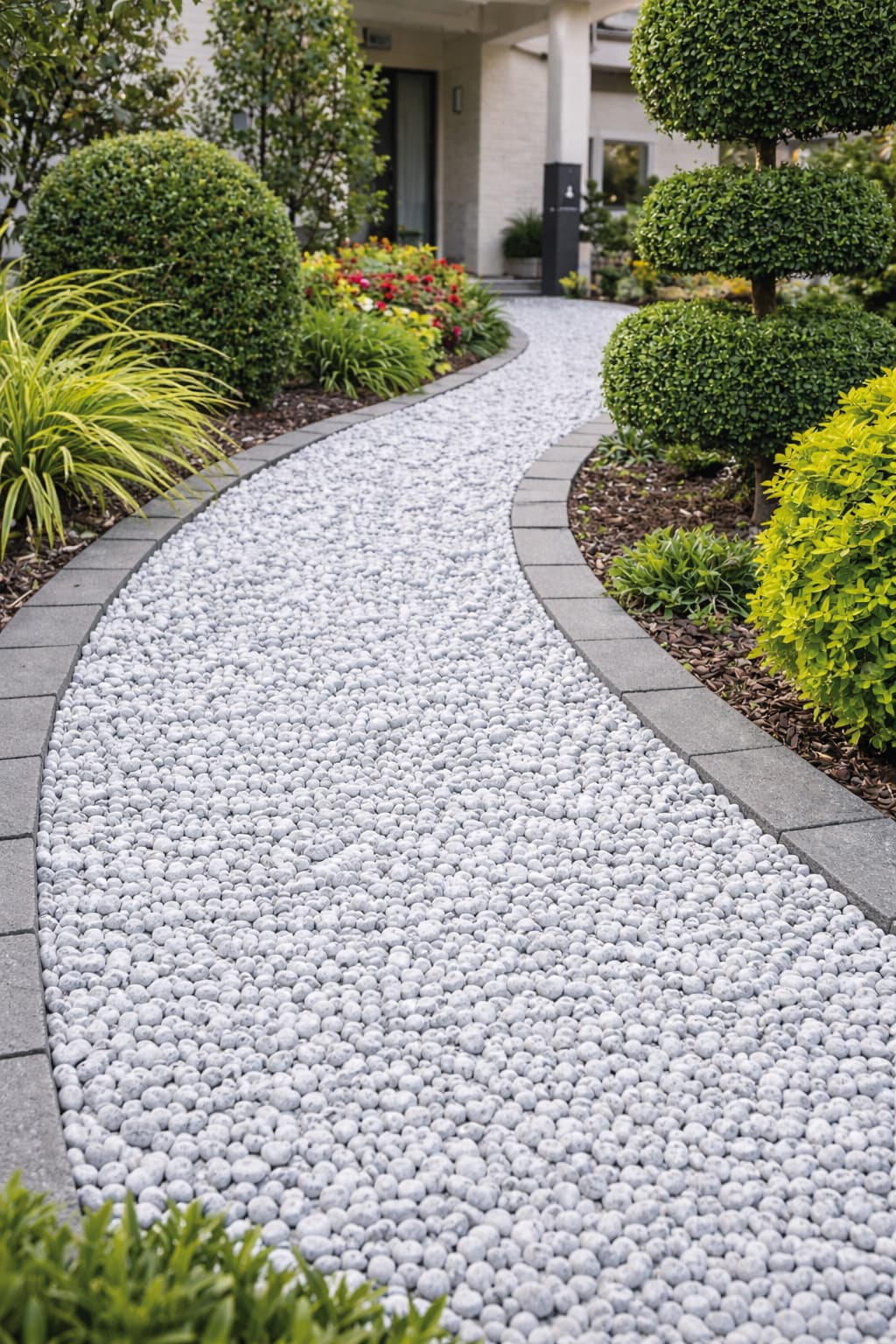 Ciottoli Bianchi di Marmo ''Bianco Carrara'' Mm 15 25 kg 20 - 2