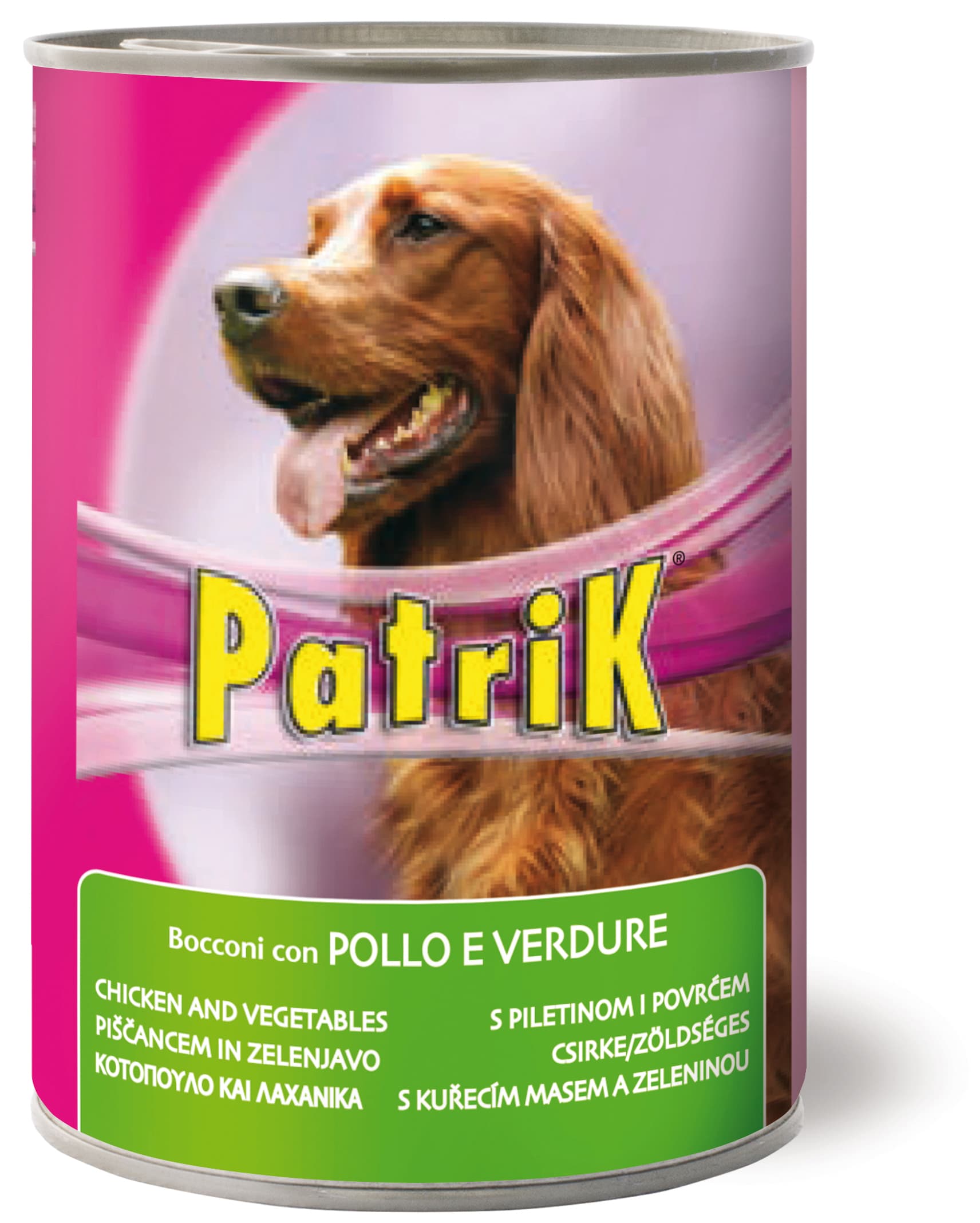 Bocconi per Cani ''Patrik'' Gusto Pollo e Verdure Gr. 405 24 Pezzi Morando